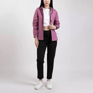 เสื้อแจ็คเก็ตกันลมผู้หญิงไซส์ใหญ่คุณภาพสูงแบบสั่งทำพิเศษ แขนยาว ซิปหน้า สวมใส่สบายสำหรับฤดูหนาว - Product Image 6