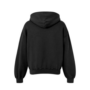 Sweat à capuche zippé pour homme en coton tricoté 100 % doublé, séchage rapide et écologique, manches classiques, design uni - Product Image 6