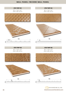 Modern 3D Solid Wood Wall Panels Interior Decorative Panels for Hotel Hospital Waterproof Soundproof Easy Install Wall Covering - Product Image 5