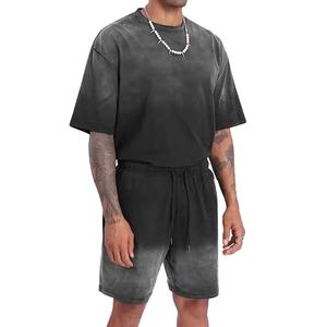 Ensemble de survêtement d'été pour homme en coton uni, séchage rapide, 2 pièces, avec logo personnalisé, en tissu éponge, fabriqué par BROWARD SPORTS 2026 - Product Image 3