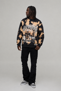 <b>Custom</b> Screen Printed Men's Sweatshirt Personalized Long Sleeve Streetwear OEM Casual Wear <b>Custom</b> Design Apparel Top Clothing - Product Image 6