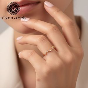 Anillo de Constelación de Plata con Moissanita para Mujer Charm_Jewells, Certificado IGI, Clásico, con Engaste de Garras, 3 GM - Product Image 6