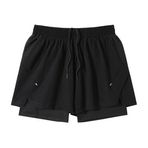 Premium <b>Men</b>’s Running Double <b>Shorts</b> Sweat-Wicking Gym <b>Shorts</b> with <b>Compression</b> Inner Layer - Product Image 5