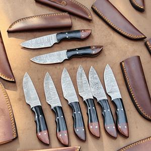 Couteau de chasse à lame fixe de haute qualité en acier Damas, couteaux de camping avec poignées personnalisées pour les détaillants - Product Image 3