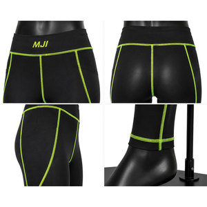 Women's <b>Black</b> Compression <b>Leggings</b> High Waist Gym Yoga Running Fitness Workout Activewear Custom Sportswear Wholesale Supplier - Product Image 4