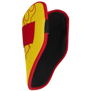 Protège-coude de baseball en cuir personnalisé, léger, réglable avec sangle Velcro, équipement de sécurité sportive, fabricant - Product Image 2