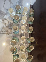 Coupe à vin de luxe en forme de coquillage avec pied en verre lisse pour la décoration de table de bar, fabriquée à la main au Vietnam