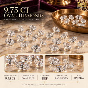 Diamant de laboratoire ovale de 9,75 carats, couleur DEF, non monté |   Pierre centrale de bijoux fins facettés sur mesure avec ajustement précis - Product Image 5