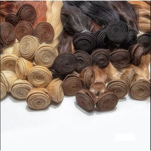 Extensiones de Cabello Humano Indio Liso/Rizado Queenvirgin, Paquetes de Trama de Alta Calidad de 10 a 34 Pulgadas para Peinado - Product Image 2