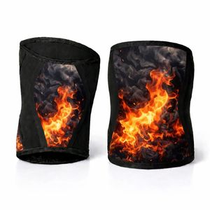 Rodilleras de Neopreno para Crossfit de 7mm, Impermeables, Transpirables, con Almohadillas de Compresión, Ligeras, Protección Profesional, Diseño de Camuflaje - Product Image 4