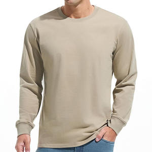 Camisetas de Manga Larga Personalizadas al por Mayor, Camisetas de Algodón de Manga Larga, Ropa Casual de Manga Larga para Hombre al por Mayor - Product Image 5