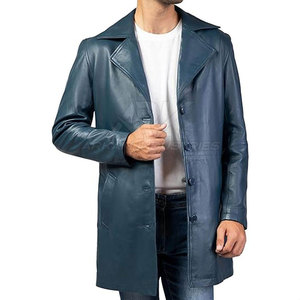 Manteau en cuir style décontracté, tendance, faible MOQ, avec texture lisse et confort quotidien - Product Image 6