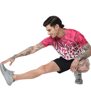 T-Shirt imprimé coupe ample séchage à l'air 100% coton Style décontracté sérigraphie lettre motif conception coupe régulière conception vierge - Product Image 5