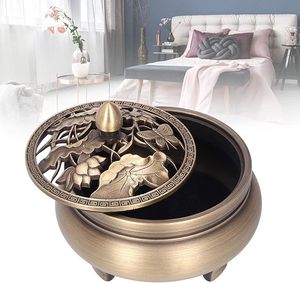 Premium Arabic Indian Bakhoor <b>Incense</b> <b>Burner</b> Ornate Design Oud Chips Eco-friendly Religious Home Fragrance Luxury Interior - Product Image 3