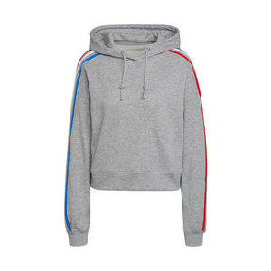 Sweat à capuche simple pour femme, style pull-over, manches longues, design confortable, fabriqué en tissu doux avec capuche à cordon de serrage pour les tenues décontractées quotidiennes. - Product Image 5