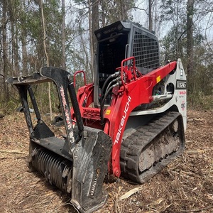 <b>Powerful</b> Diesel Engine Takeuchi Skid Steer Loader PLC Motor Crawler Type High Efficiency Ready Fast Land Clearing Heavy <b>Brush</b> - Product Image 6