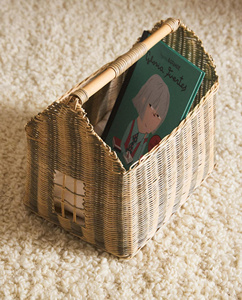 Organizador de Revistas Minimalista de Fibra Natural, Organizador de Ratán Sostenible para Acogedores Rincones de Lectura en Primavera - Product Image 4