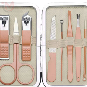 High Quality 7 in 1 Steel Manicure & Pedicure Set Cuticle Care <b>Nail</b> Clipper Tools with Travel Case Hot Selling Personal Care <b>Kit</b> - Product Image 5