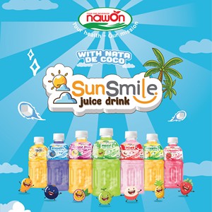Boisson saine au jus Sunsmile 320ML, jus en bouteille avec Nata De Coco, prix d'usine, fabricant de jus OEM sous marque privée au Vietnam - Product Image 6