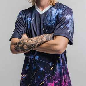 Maillot de football personnalisé par sublimation, séchage rapide, 100% polyester, imprimé, pour homme - Product Image 6