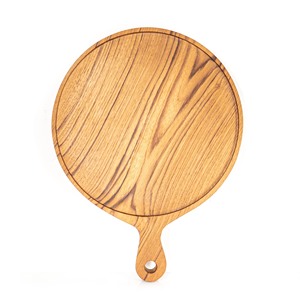 Elegante Tabla para Pizza de Madera de Teca con Asa - Utensilios de Cocina Modernos - Product Image 3