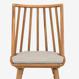 Silla de Estilo Minimalista, Silla de Comedor de Alta Calidad con Estructura de Madera de Teca para Decoración del Hogar - Product Image 5
