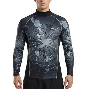 Camiseta de compresión para entrenamiento de fútbol con material que absorbe la humedad para atletas activos y rendimiento deportivo competitivo - Product Image 4
