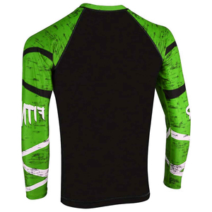 Ensemble de vêtements de combat MMA pour hommes avec logo personnalisé, sublimation, rashguard et short, kit d'entraînement BJJ Jiu Jitsu, uniforme de sport à séchage rapide - Product Image 5