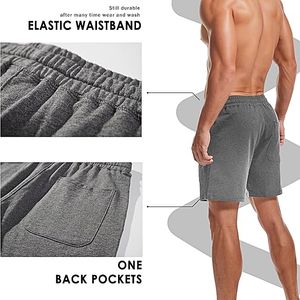 Pantalones Cortos Vintage Personalizados Unisex al por Mayor, Lisos, Casuales, Transpirables, Ecológicos, de Talle Alto, con Borde sin Rematar y Cordón Ajustable para Hombre - Product Image 2