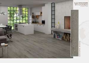 กระเบื้องปูพื้นพอร์ซเลนแบบด้านสำหรับงานสถาปัตยกรรม ขนาด 20x120 ซม. ออกแบบให้มีรูปทรงยาวเพื่อสร้างความสมดุลในการจัดวางแบบยาวและให้ความรู้สึกที่มั่นคงภายใน - Product Image 2