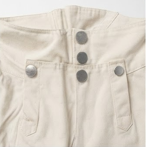 Men's Outdoor Reproduction Uniform Revolutionary White & Brown Custom Logo Color Era Breeches - Product Image 2
