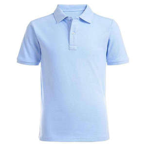 Camisa de Manga Corta para Hombre, Color Sólido, Bordada, Anti-Pilling, Tejido de Piqué Comprimido, Estilo Casual con Botones - Product Image 2