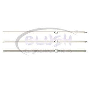 Stainless Steel Single-Ended Bone Needle Orthopedic Surgical Instrument External Fixtional K Wire Kirschner Wire <b>Blush</b> Surgical - Product Image 2