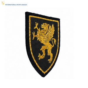 Épingles de sécurité élégantes brodées or pour uniformes, conception personnalisée, qualité supérieure, écologiques, faible MOQ, directement du fabricant, le meilleur - Product Image 5