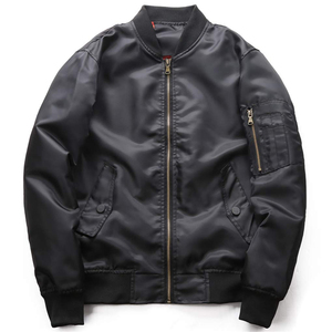 Chaqueta Bomber de Nailon Verde Oliva para Hombre, Diseño 2026, Cuello Alto, Cierre de Cremallera, Resistente al Viento, Estilo Casual - Product Image 5