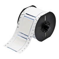 Étiquettes thermorétractables Brady PermaSleeve 2:1 pour l'identification des câbles B33, autocollants en plastique durables et imperméables