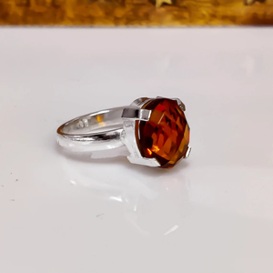 Citrine Yellow Topaz Gemstone <b>Ring</b> Handmade 925 <b>Silver</b> <b>Ring</b> Jewelry Women <b>Statement</b> <b>Ring</b> - Product Image 1