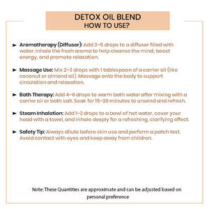 Aceite de Masaje Detox, Aceite Premium para Desintoxicación y Beneficios para la Salud - Product Image 5