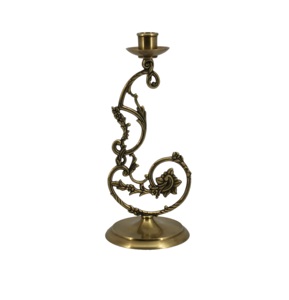 Antique Style Aluminium Candle Holder Set Decorative Tabletop Candle <b>Stand</b> for Wedding Decor - Product Image 4
