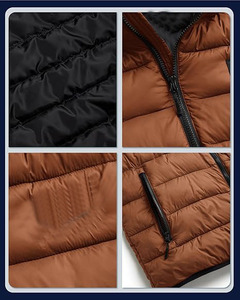 <b>Men</b>’s <b>lightweight</b> quilted puffer <b>jacket</b> designed with premium insulation for warmth and comfort during winter - Product Image 6