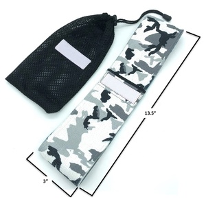 Bandes extensibles de yoga en tissu imprimé camouflage personnalisé pour jambe vente en gros de bande résistante aux cercles de hanche pour l'exercice de mise en forme des fesses - Product Image 2