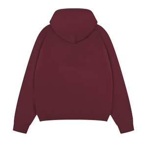 เสื้อฮู้ดดี้เทคฟลีซและเสื้อสเวตเชิร์ตผ้าฝ้าย 100% แบบเทอร์มอล ล้างสีแบบแอซิดวอช ผ้าเฟรนช์เทอร์รี่เนื้อหนา ทรงโอเวอร์ไซส์ ไหล่ตก ทรงบ็อกซี่ - Product Image 2