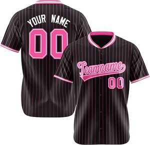 Custom Men Baseball Jersey Button Full Sleeve Shirt Contrast <b>Piping</b> Trim Team Uniform 100% Polyester Anti-Bacterial Breathable - Product Image 3