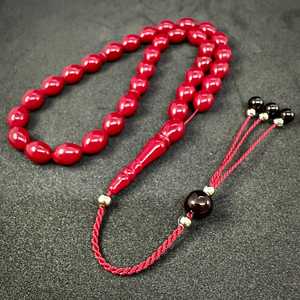 Chapelet islamique Misbaha en résine étanche fait main, Tasbih religieux, Cadeau de Ramadan et de l'Aïd, Décoration d'intérieur, Ange circulaire - Product Image 3