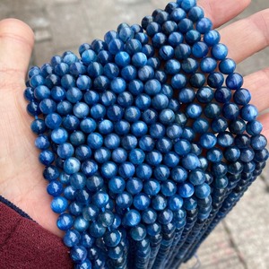 Rondelle <b>Blue</b> Kyanite Loose Beads <b>Necklace</b> Making Handmade Polished 6mm Natural Gemstone Jewelry Crafting Supplies Africa - Product Image 2