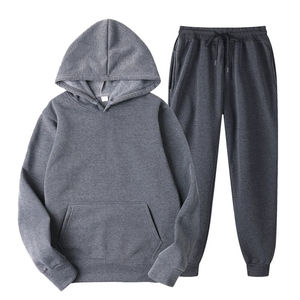 Conjunto de sudaderas con capucha de forro polar en blanco, chándales unisex, conjuntos de jogging para hombre, chándales personalizados para hombre, chándal para hombre - Product Image 5