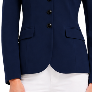 Veste d'équitation bleu marine pour femme, blazer de compétition classique, manteau d'équitation sur mesure, vente en gros OEM, mode - Product Image 6