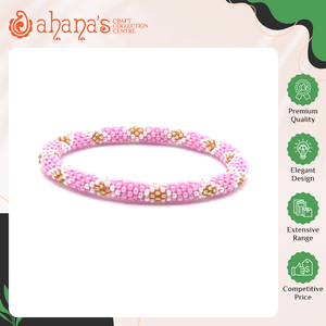 Widely Used Best Quality High Grade Unique Design Handmade Fashion Jewelry Glass <b>Beads</b> Women's Bracelet at Low Market Price - Product Image 2