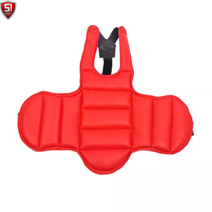 Protector de Pecho para Boxeo de PU, Chaleco Protector Unisex para Entrenamiento de Artes Marciales, Duradero y Transpirable - Product Image 4