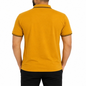 เสื้อโปโลชายลายทาง พิมพ์ลายได้ตามต้องการ เนื้อผ้าระบายอากาศดี สวมใส่สบาย ทรงคลาสสิก คอปกโปโล แขนสั้น น้ำหนักเบา - Product Image 2